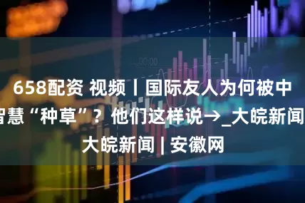 658配资 视频丨国际友人为何被中国发展智慧“种草”？他们这样说→_大皖新闻 | 安徽网