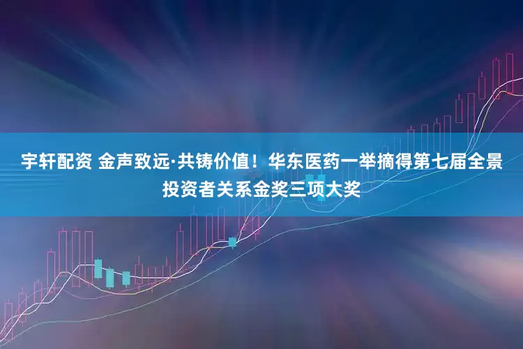 宇轩配资 金声致远·共铸价值！华东医药一举摘得第七届全景投资者关系金奖三项大奖